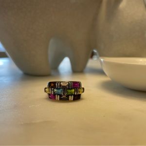 Sterling silver cocktail ring size 7.5